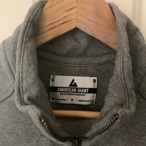 American Giant full zip hoodie